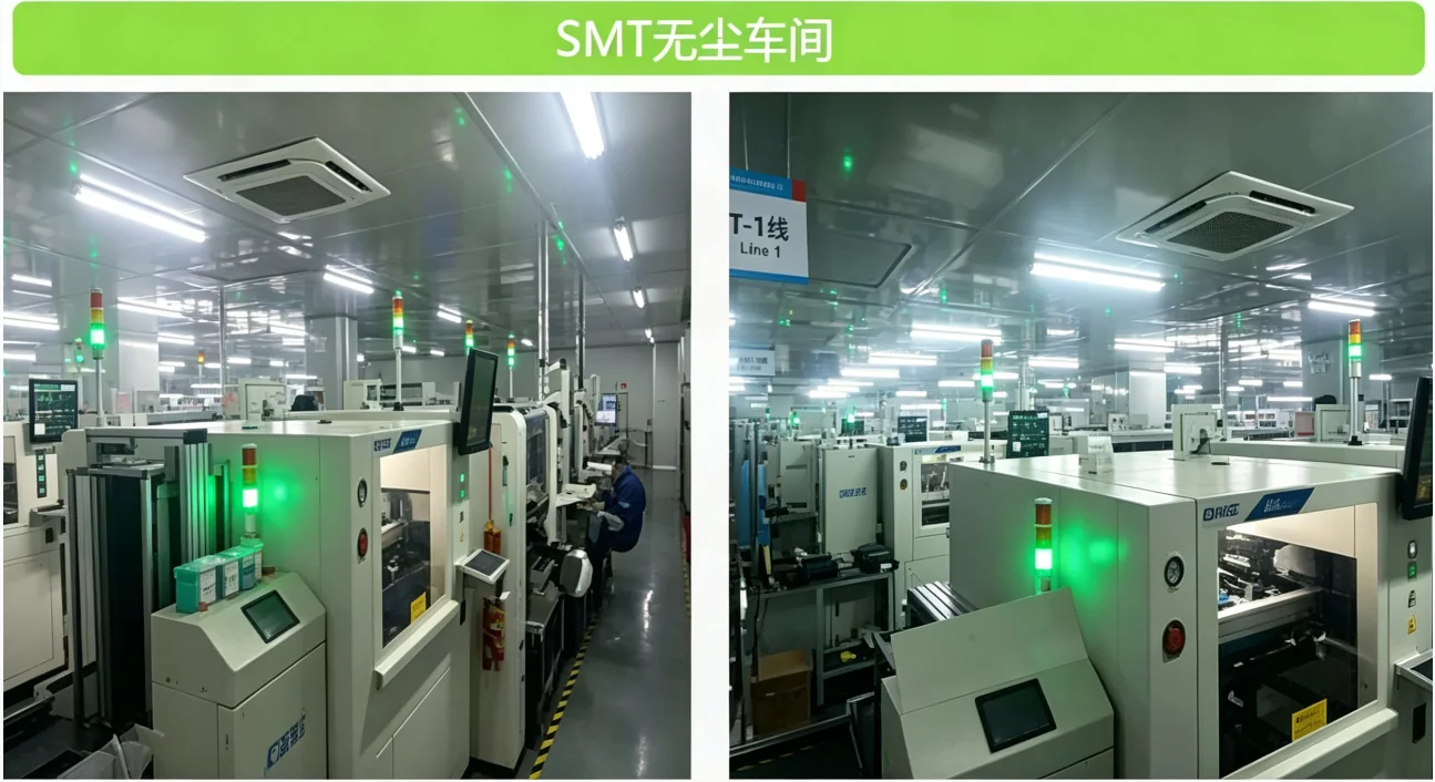 SMT贴片车间全景
